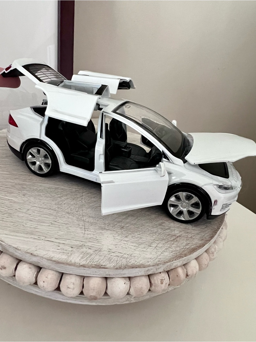 Used Tesla Model X Diecast Car Toy - White - Picture 3 of 9